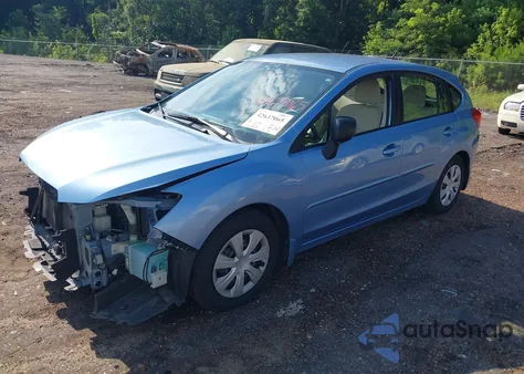 2012 Subaru Impreza 2.0I из США, поврежденный, VIN JF1GPAA69CH211180